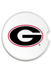 Georgia Bulldogs Team Logo Car Coaster - Red