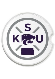 Purple K-State Wildcats Location Car Coaster