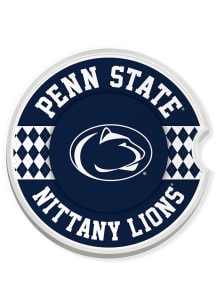 Navy Blue Penn State Nittany Lions Argyle Car Coaster