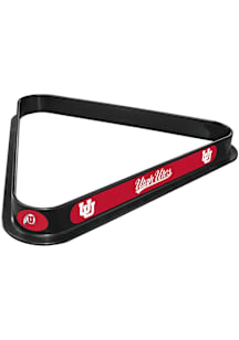 Utah Utes Triangle Billiard Ball Rack