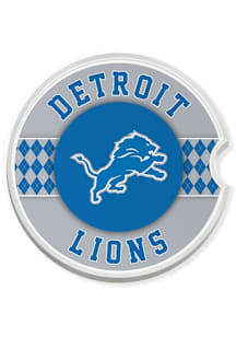 Detroit Lions Argyle Car Coaster - Blue