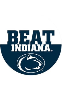 Navy Blue Penn State Nittany Lions BEAT Indiana 3&quot; Button
