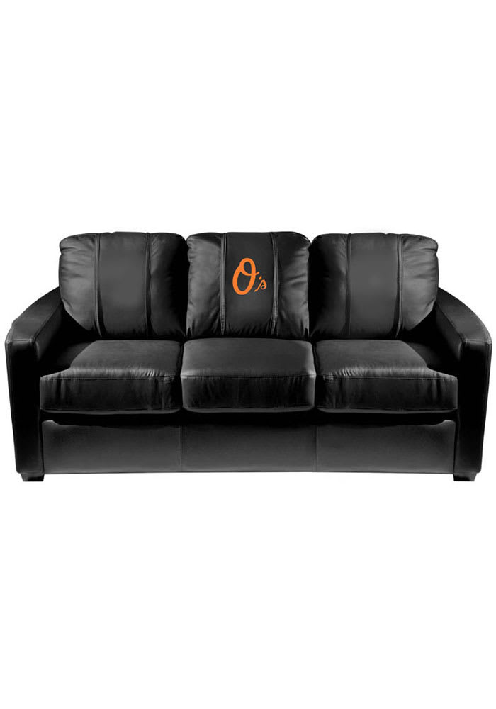 Baltimore Orioles Faux Leather Sofa