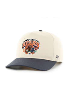 47 Chicago Bears 2T Screen Graphic Hitch RF Adjustable Hat - Natural