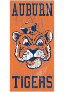 Auburn Tigers Heritage Logo 6x12 Sign