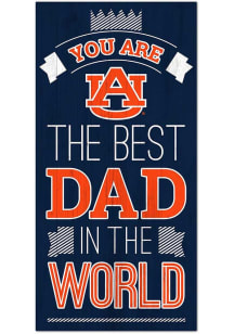 Auburn Tigers Best Dad in the World Sign