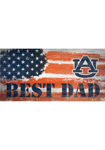 Auburn Tigers Best Dad Flag Sign