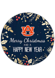 Auburn Tigers Merry Christmas and New Year Circle Sign