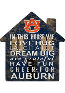Auburn Tigers 12 inch House Sign