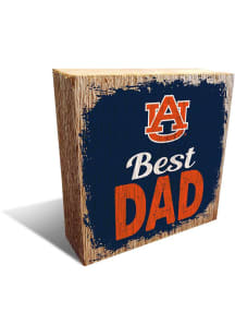 Auburn Tigers Best Dad Block Sign