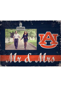 Auburn Tigers Mr and Mrs Clip Picture Frame