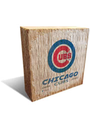 Chicago Cubs Team Logo 6X6 Block Sign
