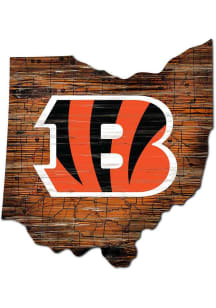 Cincinnati Bengals 12 Mini Roadmap State Sign Sign
