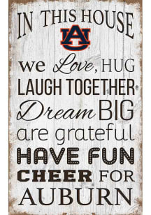 Auburn Tigers In This House 11x19 Sign