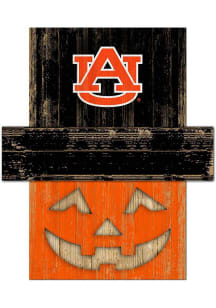 Auburn Tigers Pumpkin Head Sign