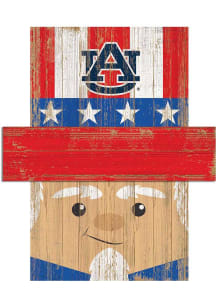 Auburn Tigers Patriotic Head Sign