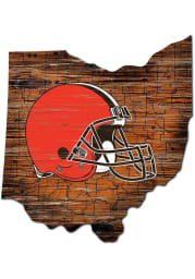 Cleveland Browns 12 Mini Roadmap State Sign Sign