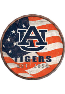 Auburn Tigers Flag 24 Inch Barrel Top Sign
