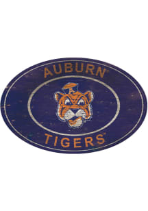 Auburn Tigers 46 Inch Heritage Oval Sign