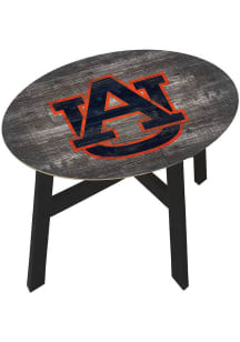 Auburn Tigers Logo Heritage Side Orange End Table