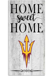 Arizona State Sun Devils Home Sweet Home Whitewashed Sign