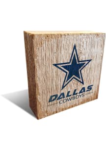 Dallas Cowboys Team Logo 6X6 Block Sign