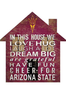 Arizona State Sun Devils 12 inch House Sign
