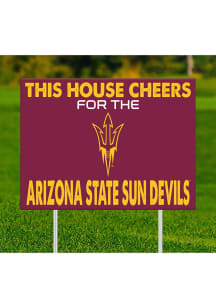 Arizona State Sun Devils This House Cheers For Yard Sign