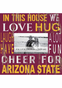 Arizona State Sun Devils In This House 10x10 Picture Frame