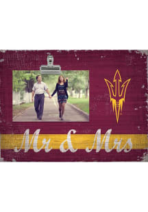 Arizona State Sun Devils Mr and Mrs Clip Picture Frame