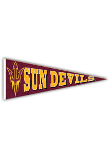 Arizona State Sun Devils Wood Pennant Sign