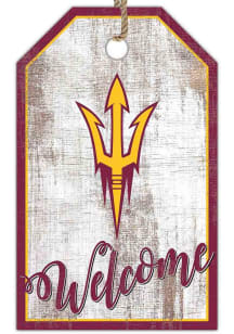 Arizona State Sun Devils Welcome Team Tag Sign