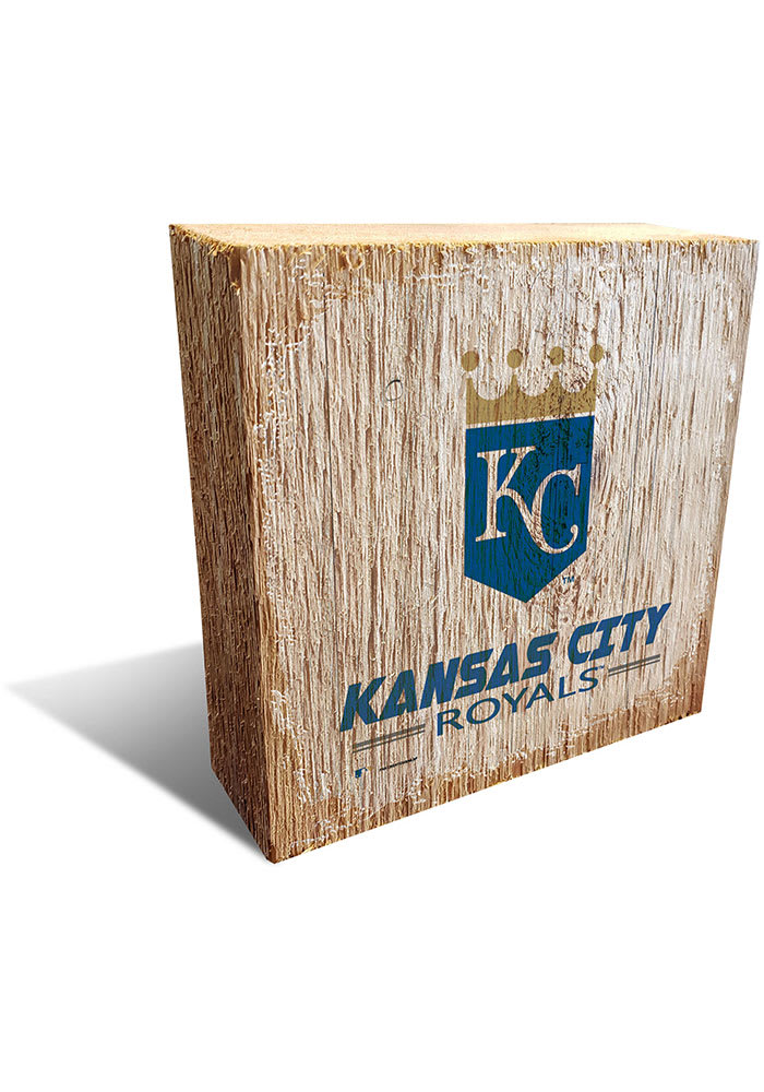 Kansas City Royals 6'' x 6'' Team Logo Block