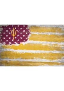 Arizona State Sun Devils Flag 16x20 Wall Art