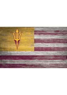 Arizona State Sun Devils Distressed Flag Picture Frame