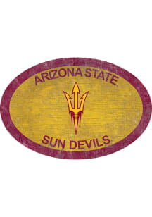 Arizona State Sun Devils 46 Inch Oval Team Sign