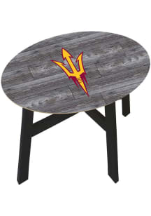 Arizona State Sun Devils Logo Heritage Side Maroon End Table