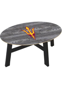 Arizona State Sun Devils Distressed Wood Maroon Coffee Table
