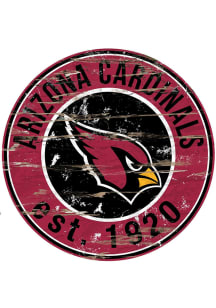 Arizona Cardinals Established Date Circle 24 Inch Sign