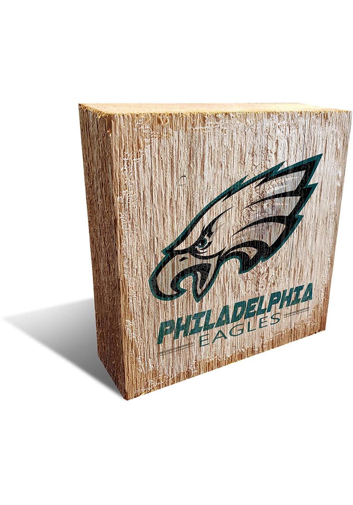Philadelphia Eagles 6'' x 6'' Team Logo Block