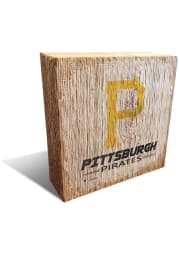 Pittsburgh Pirates Team Logo 6X6 Block Sign
