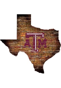 Texas A&amp;M Aggies 12 Mini Roadmap State Sign Sign