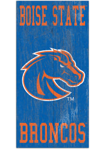 Boise State Broncos Heritage Logo 6x12 Sign
