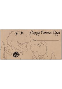 Boise State Broncos Fathers Day Coloring Sign