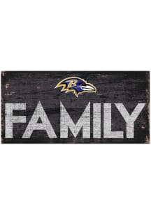 Baltimore Ravens Family 6x12 Sign