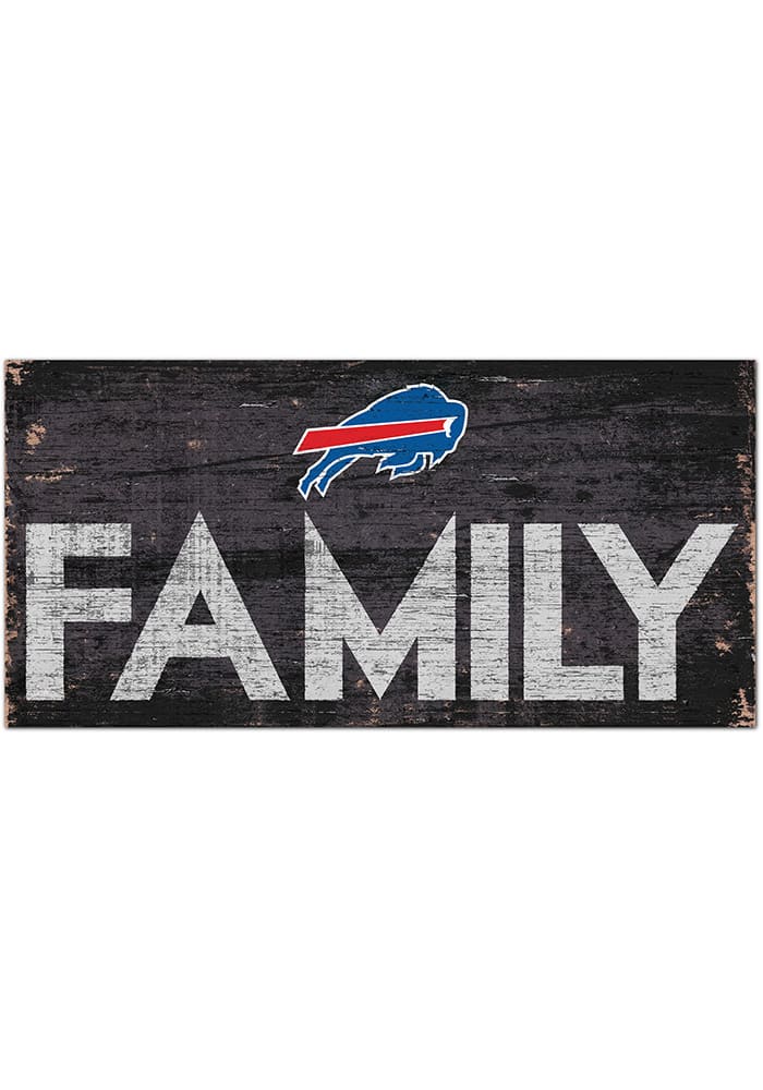 Buffalo Bills 6'' x 12'' Family Sign 