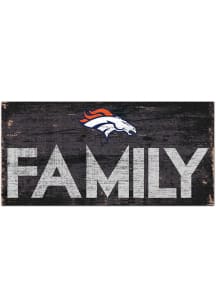 Denver Broncos Family 6x12 Sign