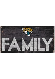 Jacksonville Jaguars Family 6x12 Sign