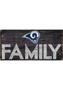 Los Angeles Rams Family 6x12 Sign