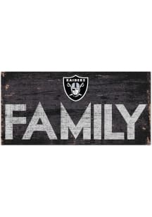 Las Vegas Raiders Family 6x12 Sign